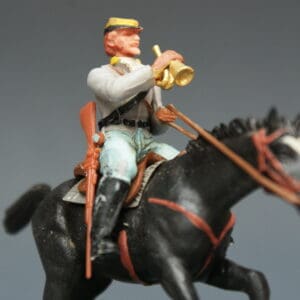 Swoppet ACW Confederate Cavalry Bugler - Repro Box #92