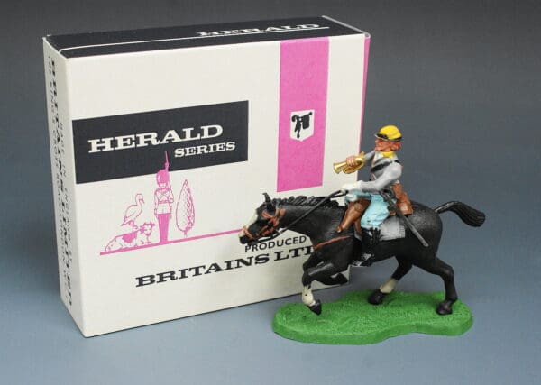 Swoppet ACW Confederate Cavalry Bugler - Repro Box #94