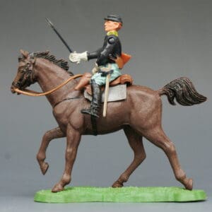 Swoppet ACW Federal Cavalry Trooper - Bay Horse #98