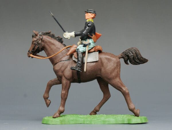 Swoppet ACW Federal Cavalry Trooper - Bay Horse #98