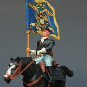 Swoppet ACW Union Cavalry Standard Bearer #101