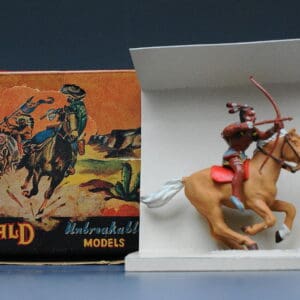 Herald Zang Mounted Indian Brave - ORIGINAL Box (Repro Insert)