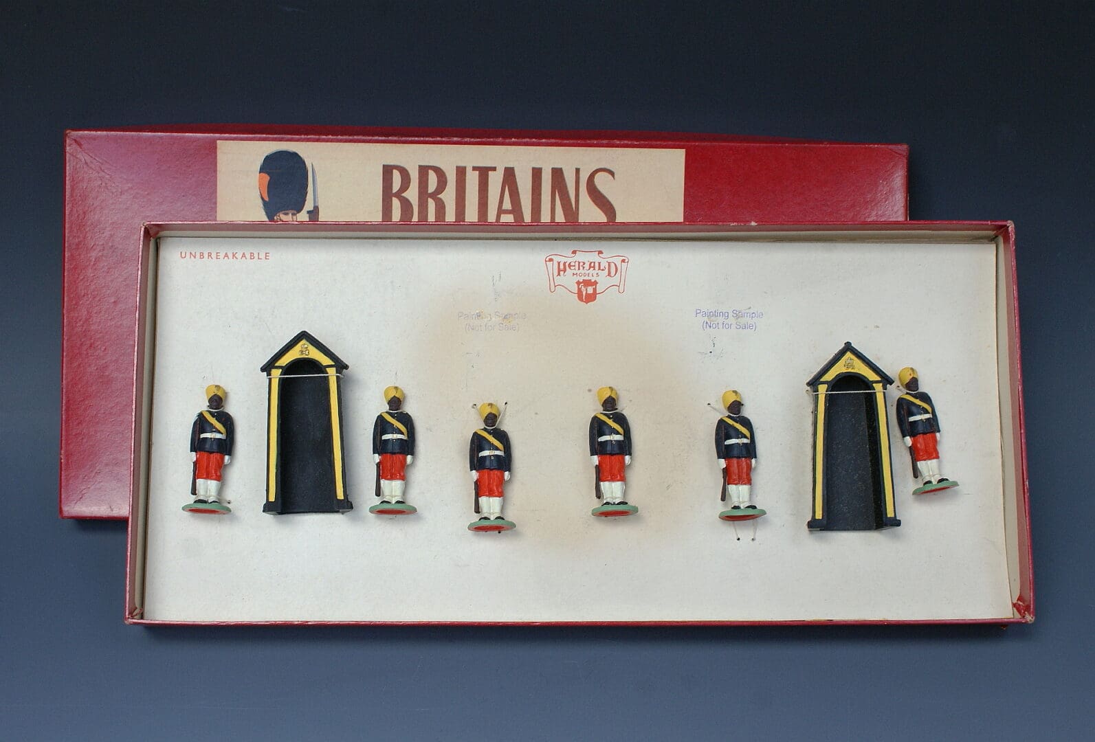 Herald Indian (Sikh) Infantry with Sentry Boxes (Paint Sample 03)
