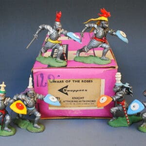 Britains Herald C15th Knight Attacking with Sword - Trade Box