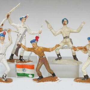 Comansi (Spain) 70mm Indian Army - Part-set of 5