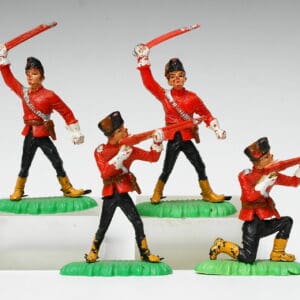 Nardi (Italy) 54mm Canadian Mounties - Group of 5 (Swivel-waist)