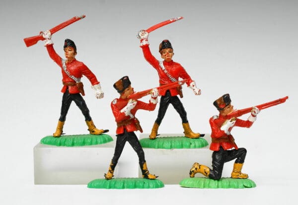 Nardi (Italy) 54mm Canadian Mounties - Group of 5 (Swivel-waist)