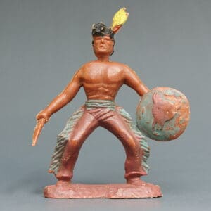 Lone Star KING SIZE Indian with Knife and Shield