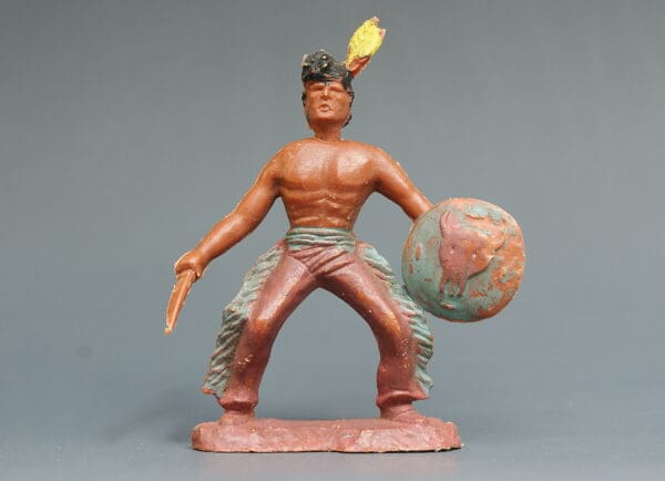 Lone Star KING SIZE Indian with Knife and Shield