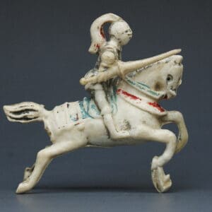 Jouef (France) Jousting Knight - Solid One-piece Moulding