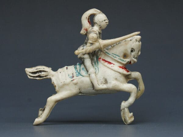 Jouef (France) Jousting Knight - Solid One-piece Moulding