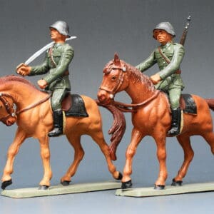 Starlux (France) 54mm Swiss Guard Cavalry (Bay Horses)
