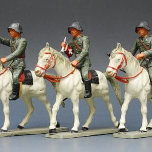 Starlux (France) 54mm Swiss Guard Cavalry (White Horses)