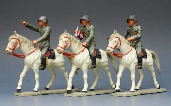 Starlux (France) 54mm Swiss Guard Cavalry (White Horses)