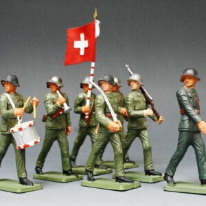 Starlux (France) 54mm Swiss Guard Soldiers on Parade