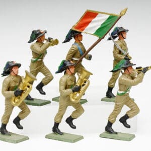Starlux (France) 54mm Bersagslieri Marching - Group of 6