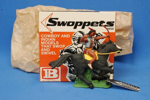 Swoppet Indian Brave with Bow, Mounted (Sussex)