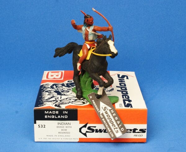 Swoppet Indian Brave with Bow, Mounted (Sussex) - Image 2