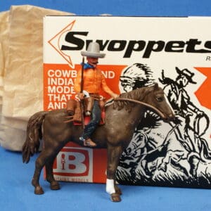 Swoppet Mounted Cowboy On Guard - 2nd Issue (Sussex)