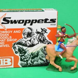 Swoppet Mounted Indian Brave with Bow & Arrow (Manhattan)