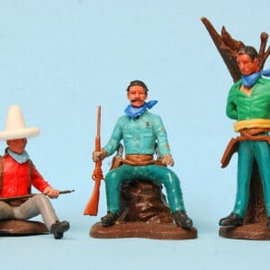 Swoppet Cowboys 3-Figure Set - 2nd Series Set #4 (Sussex)