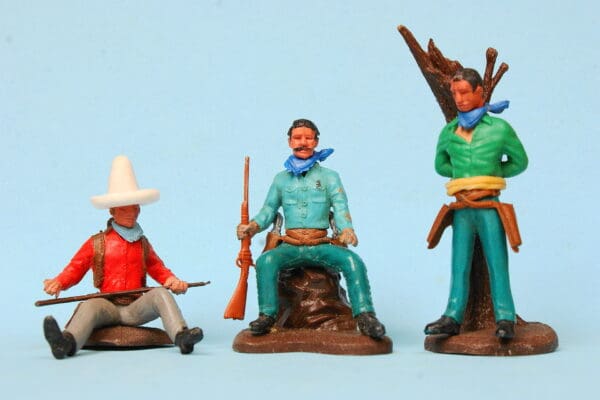 Swoppet Cowboys 3-Figure Set - 2nd Series Set #4 (Sussex)