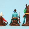 Swoppet Cowboys 3-Figure Set - 2nd Series Set #4 (Sussex) - Image 2