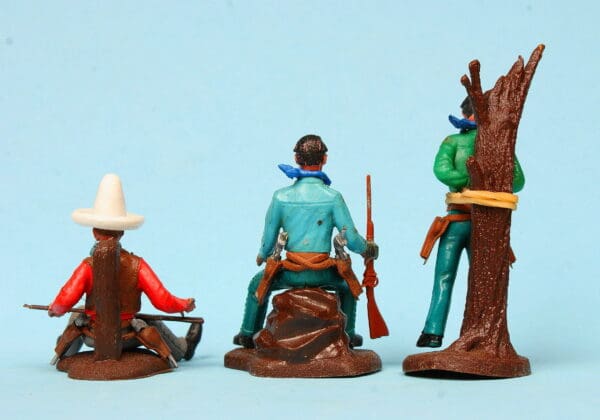 Swoppet Cowboys 3-Figure Set - 2nd Series Set #4 (Sussex) - Image 2