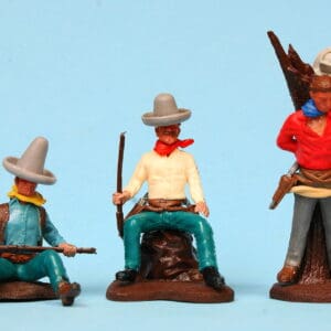 Swoppet Cowboys 3-Figure Set - 2nd Series Set #5 (Sussex)