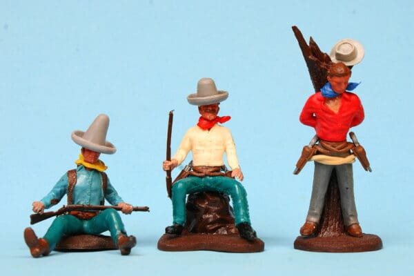 Swoppet Cowboys 3-Figure Set - 2nd Series Set #5 (Sussex)