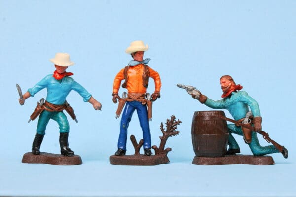 Swoppet Cowboys 3-Figure Set - 2nd Series (Sussex)