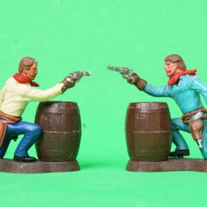 Swoppet Cowboys Firing from Cover - 2nd Series (Manhattan)