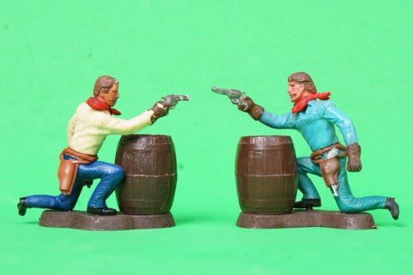 Swoppet Cowboys Firing from Cover - 2nd Series (Manhattan)