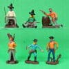 Swoppet 2nd Series Cowboys - Full Set of 6 Figures #1 (Sussex)