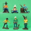 Swoppet 2nd Series Cowboys - Full Set of 6 Figures #3 (Sussex)
