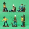 Swoppet 2nd Series Cowboys - Full Set of 6 Figures #3 (Sussex) - Image 2