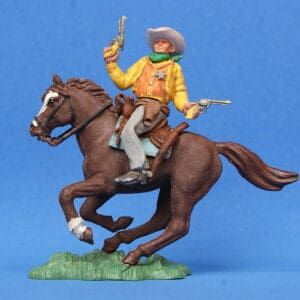 Herald Swoppet Mounted Cowboy Sheriff (1st Issue)