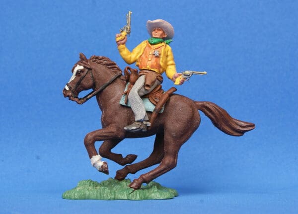 Herald Swoppet Mounted Cowboy Sheriff (1st Issue)