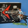 Herald Swoppet Mounted Cowboy with Lasso (LIGHT BLUE Torso) - Image 2
