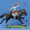Herald Swoppet Mounted Cowboy with Lasso (LIGHT BLUE Torso) - Image 4
