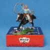 Herald Swoppet Mounted Cowboy with Lasso (LIGHT BLUE Torso) - Image 3