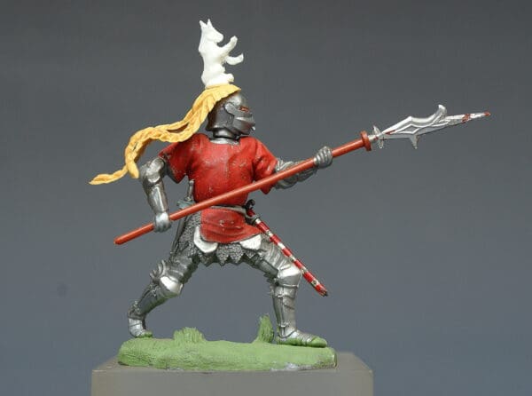 Swoppet C15th Knight with Halberd - RED Tunic (Manhattan)
