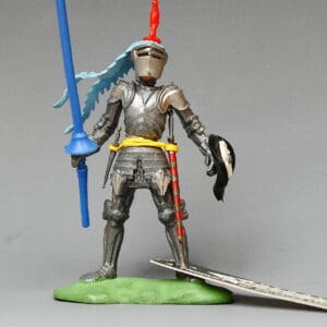 Swoppet Knight with Standard - Near Mint with Shop Tag!