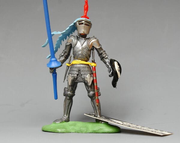 Swoppet Knight with Standard - Near Mint with Shop Tag!