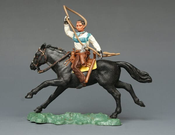Herald Swoppet Mounted Cowboy with Lasso - 1958 Issue