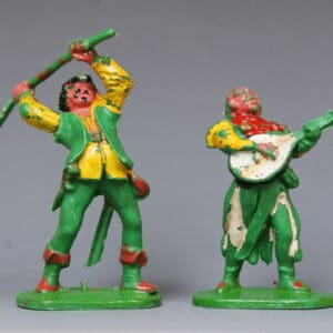 Cherilea 54mm Robin Hood - Little John with Staff & Minstrel