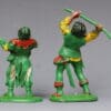 Cherilea 54mm Robin Hood - Little John with Staff & Minstrel - Image 2