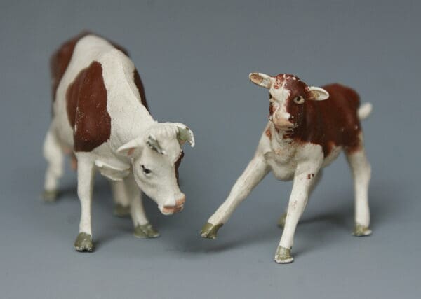 Herald Ayrshire Cow Feeding & Bull Calf Frisking (BROWN Markings) - Image 2