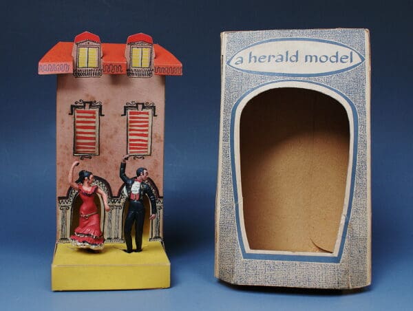 Herald Models Spanish Dancers Display House