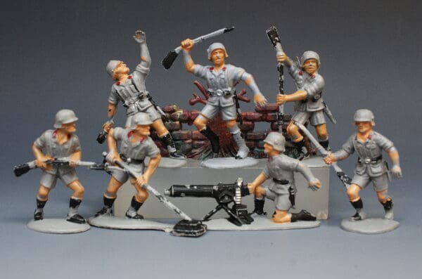Charbens Part-set German Afrika Korps & Ruined Wall Accessory